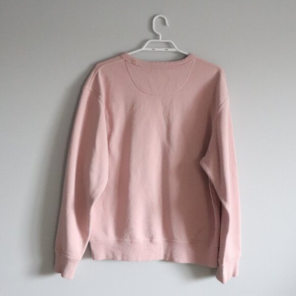 Champion Women's Pink Medium Pullover Fleece Crew Long Sleeve Stretch Sweater - Picture 2 of 11